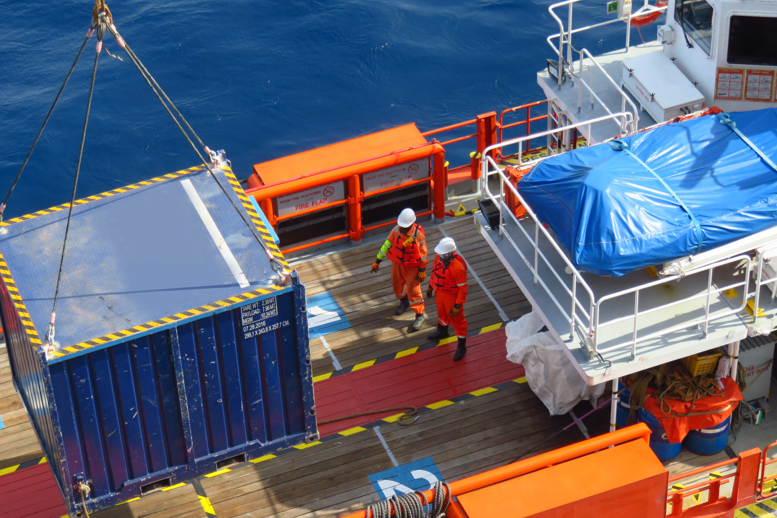 Offshore containers inspecties